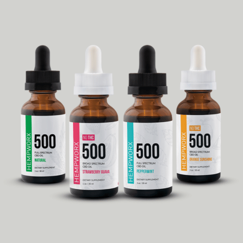 Hempworx 500 CBD Oil Discount 4 Pack