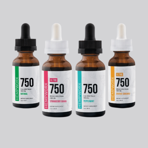 Hempworx 750 CBD Oil Discount 4 Pack