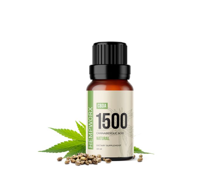 Hempworx CBDA Oil 1500 Broad Spectrum